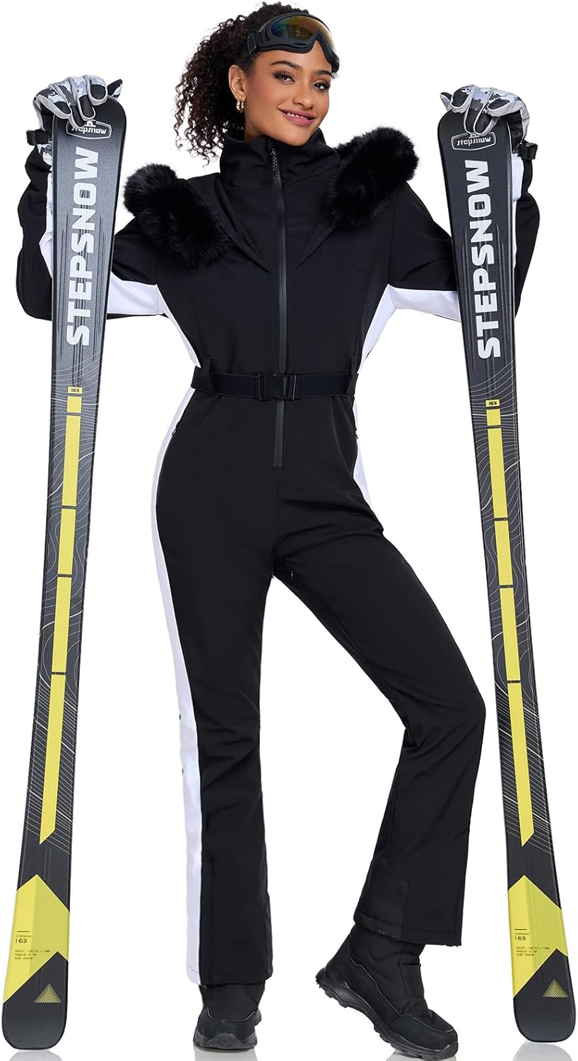 Women's Ski Suit One Piece Jumpsuits Snowsuits