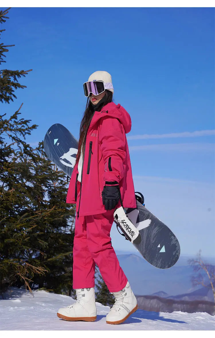 Ski Jacket Pants Set Winter Outwear for Sports