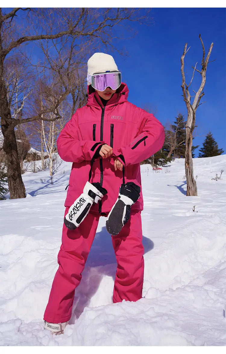 Ski Jacket Pants Set Winter Outwear for Sports