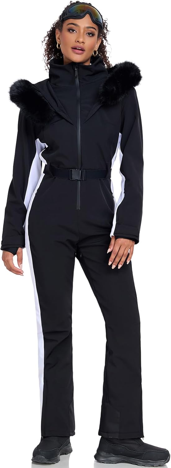 Women's Ski Suit One Piece Jumpsuits Snowsuits