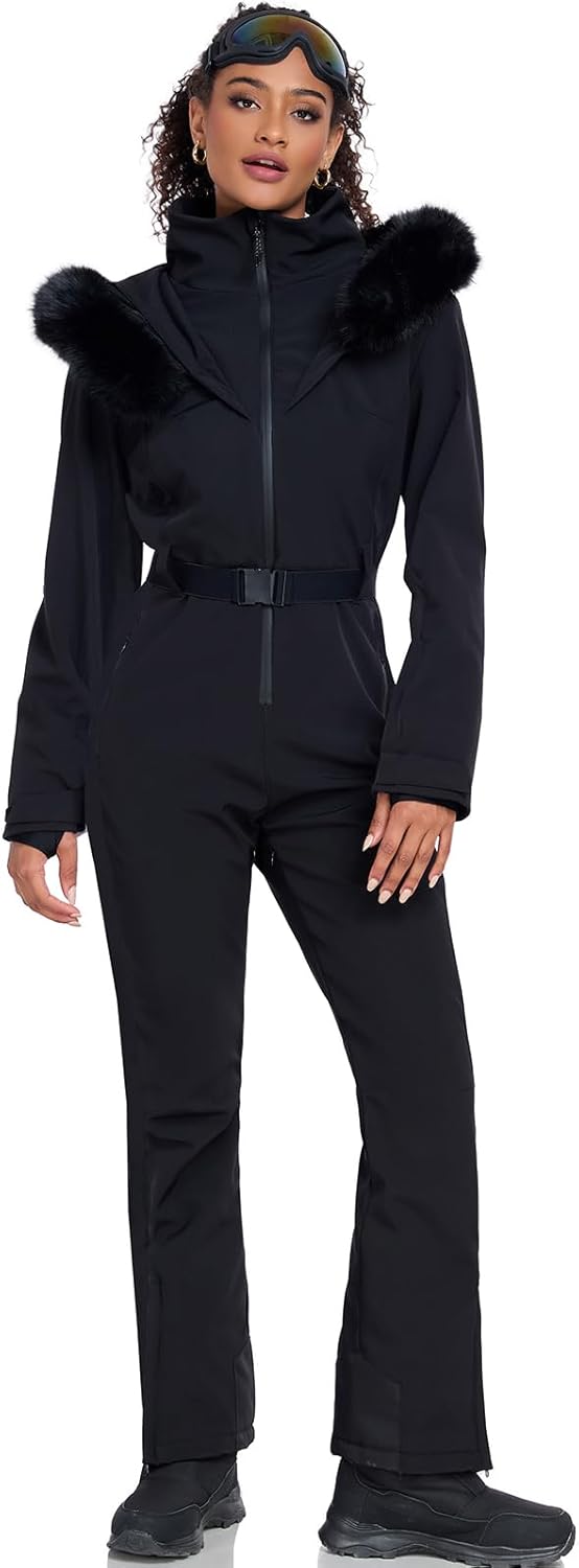 Women's Ski Suit One Piece Jumpsuits Snowsuits