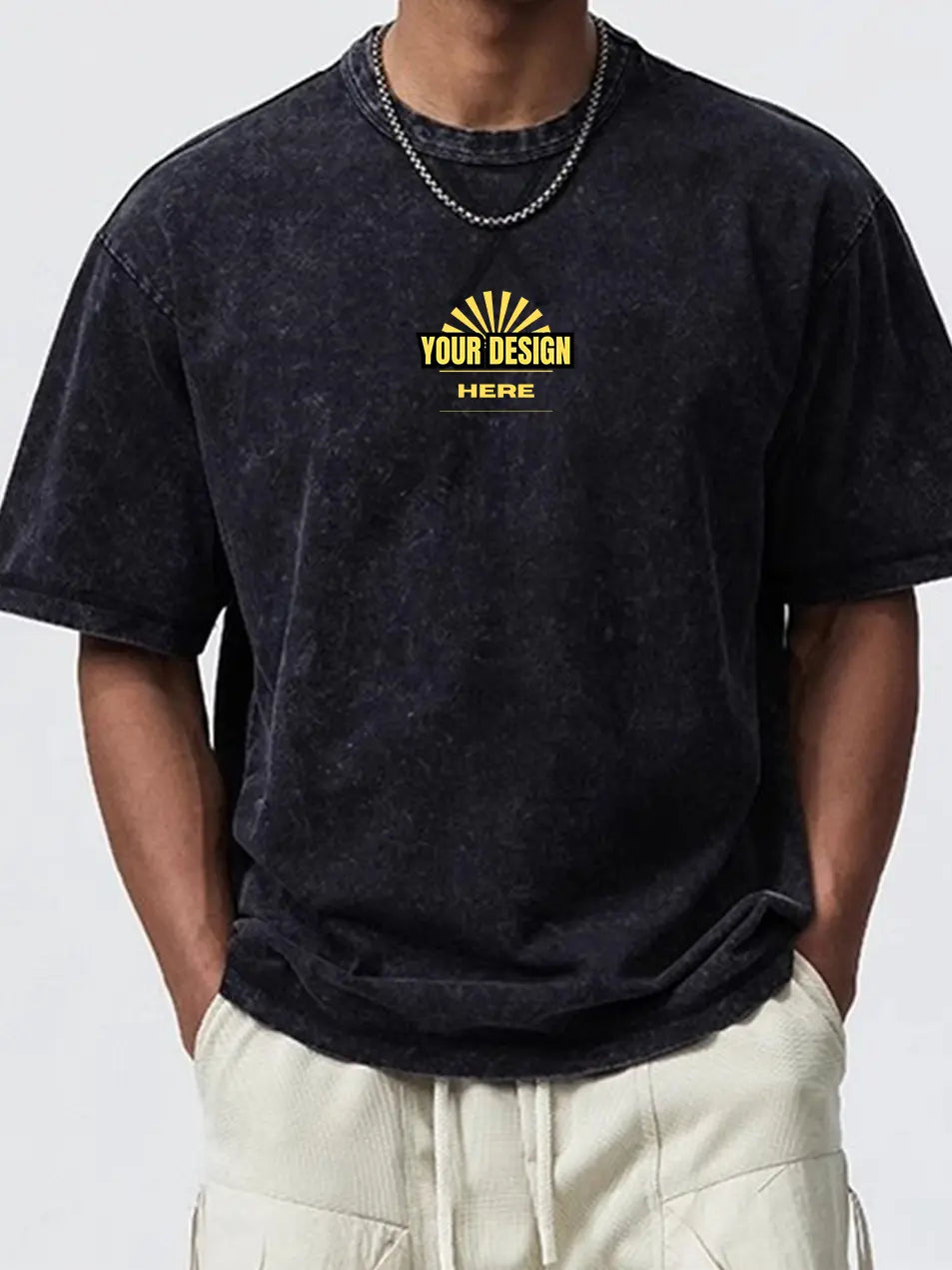 Custom Vintage Wash Cotton T-Shirt