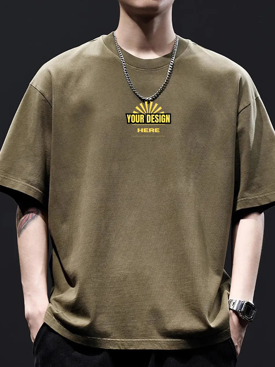 Custom Vintage Wash Cotton T-Shirt