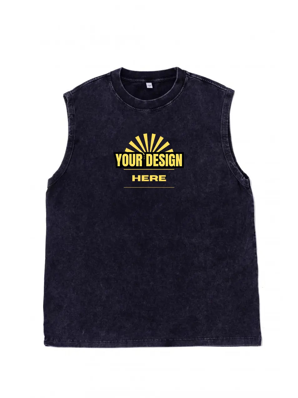 Custom Vintage Wash Cotton Vest