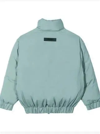 Zipper Hooded Puffer Thick Pockets Coat