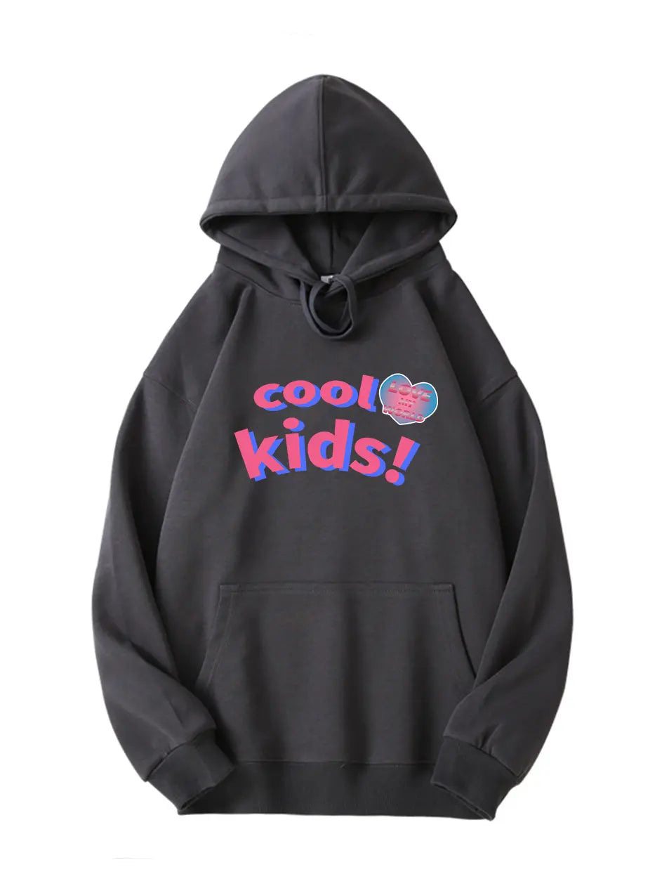 300g Cotton Hoodie Cool Kids Y2K Letter Printed Hoodies Emma Bridess