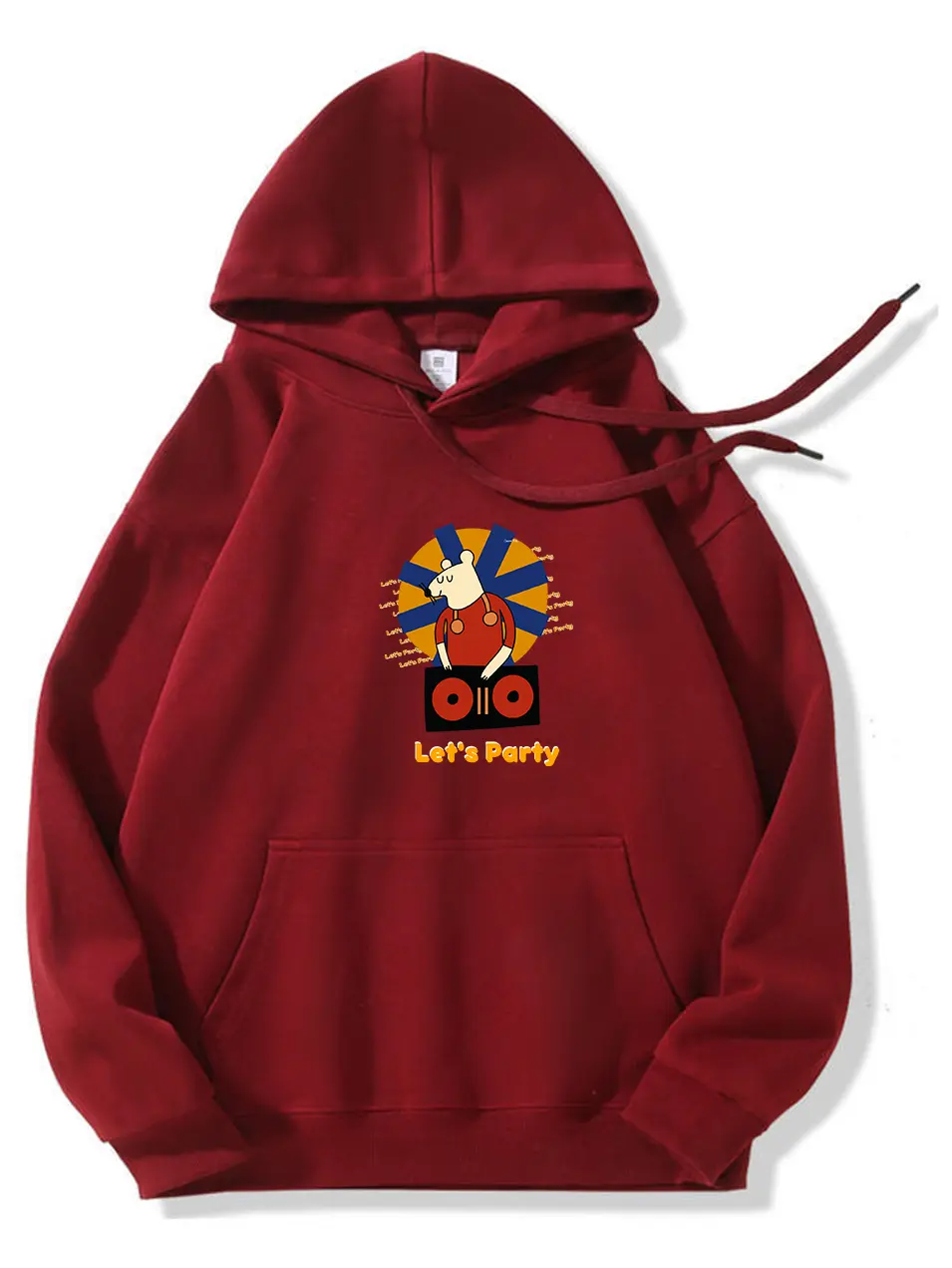 Let's Party Cartoon Mouse Music Hoodie for Holiday Emma Bridess