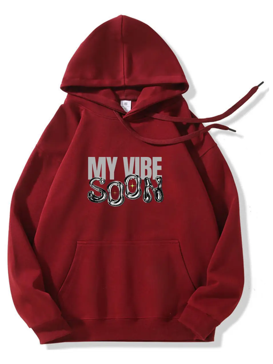 Y2K My Vibe Letter Printed 300g Cotton Hoodie Emma Bridess