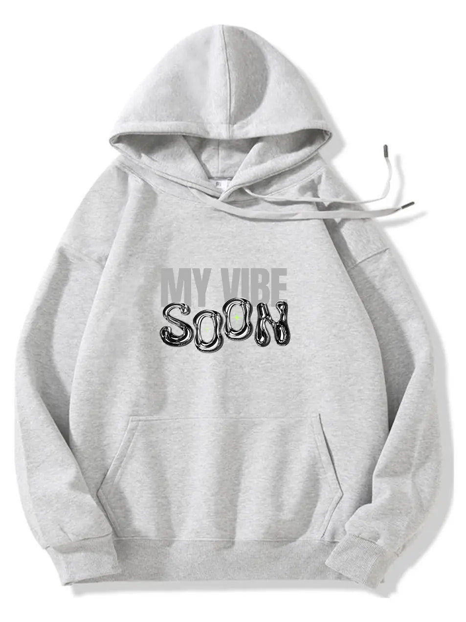 Y2K My Vibe Letter Printed 300g Cotton Hoodie Emma Bridess