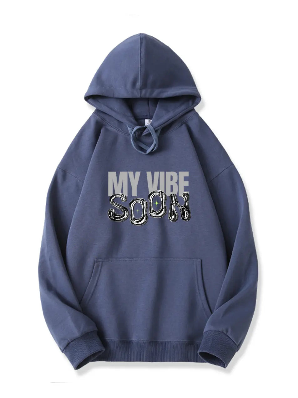 Y2K My Vibe Letter Printed 300g Cotton Hoodie Emma Bridess