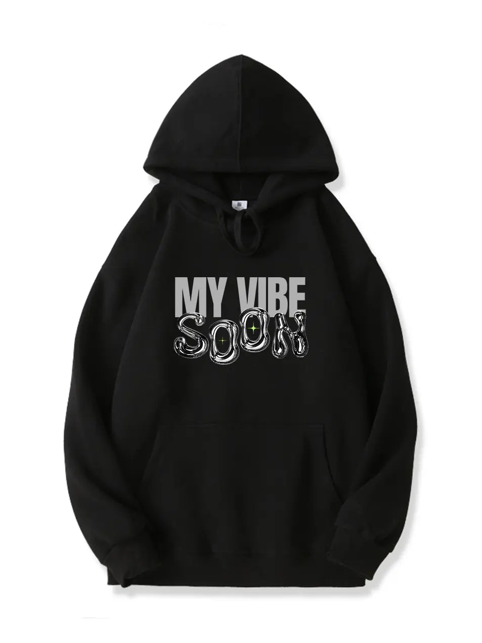 Y2K My Vibe Letter Printed 300g Cotton Hoodie Emma Bridess
