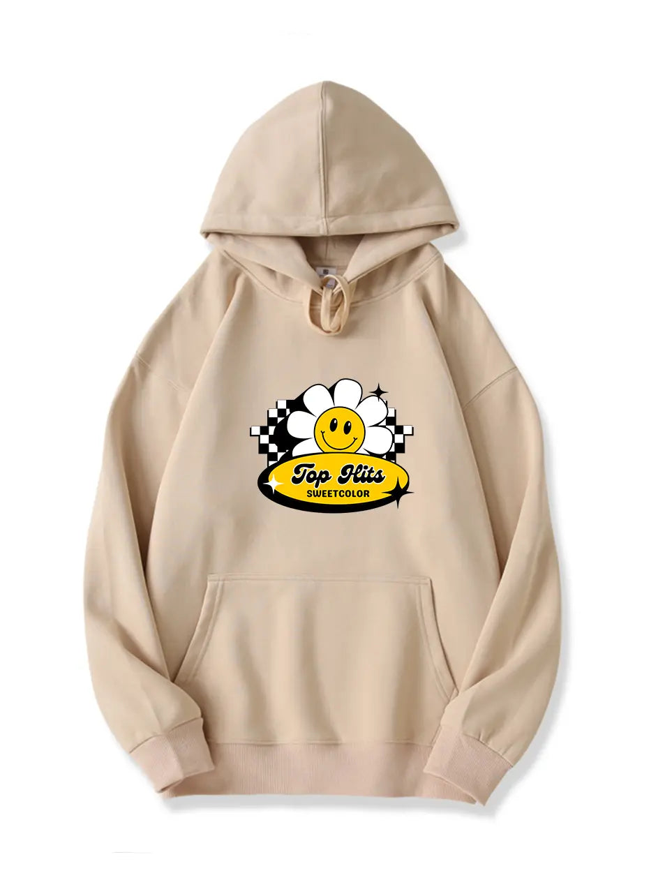 Sweet Color Sun Flower Cotton Hoodie Emma Bridess