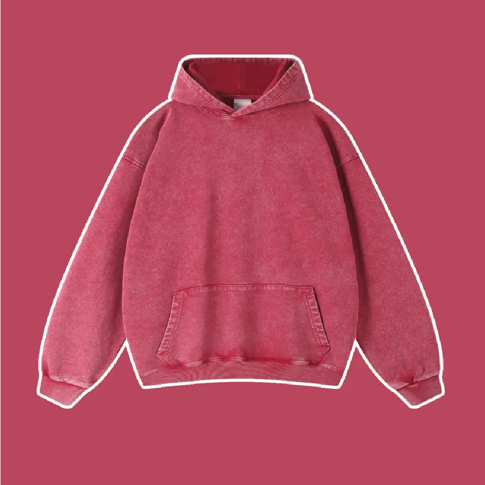 Washed Vintage Drop Shoulder Hoodie - Emma Bridess
