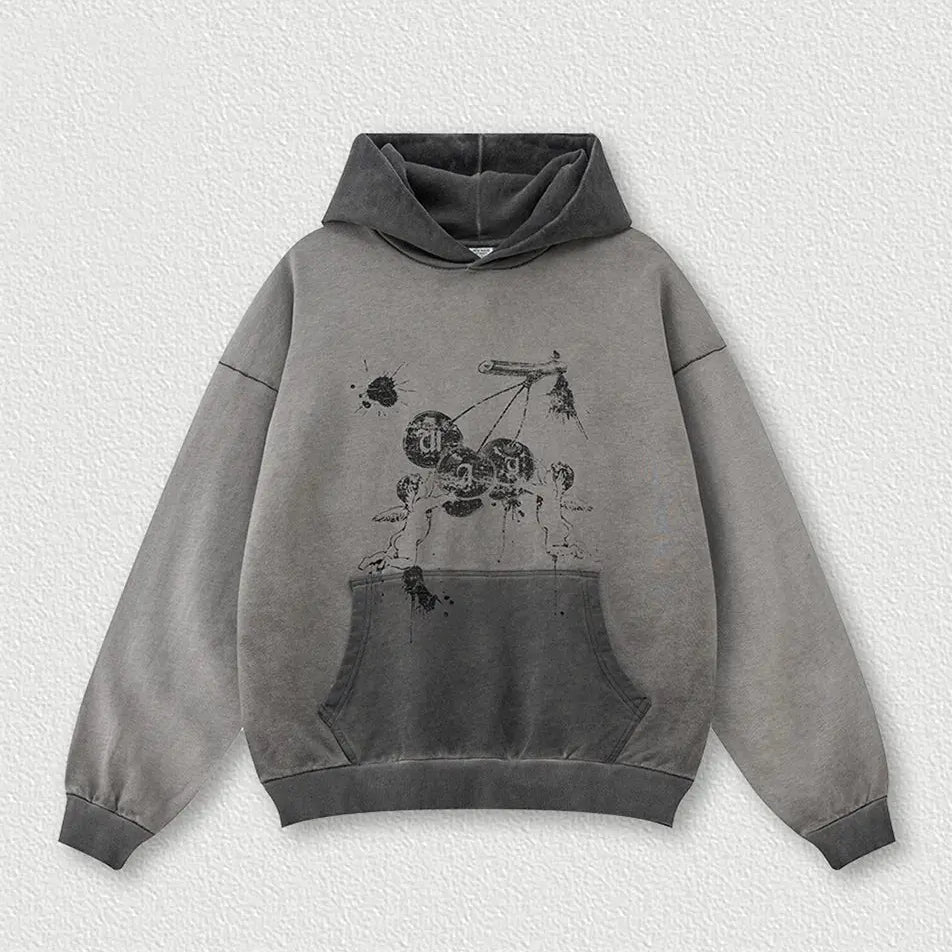 Washed Batik Hoodie