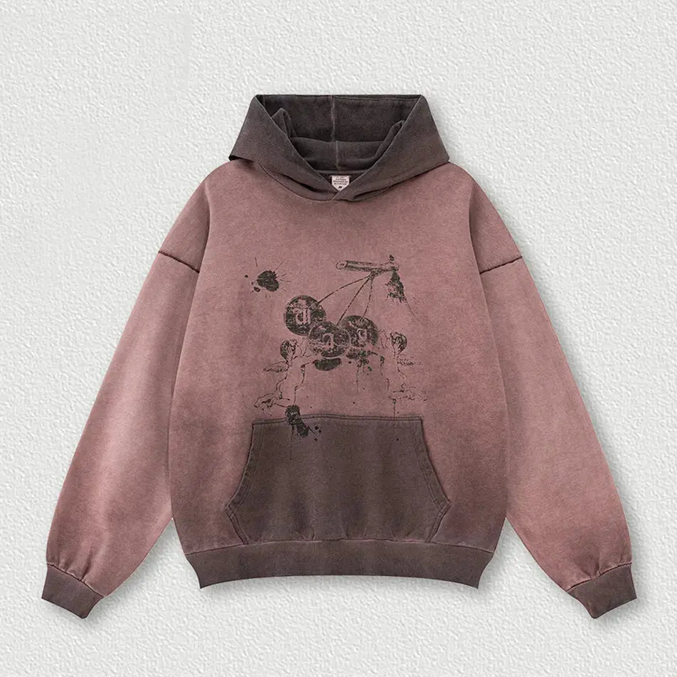 Washed Batik Hoodie