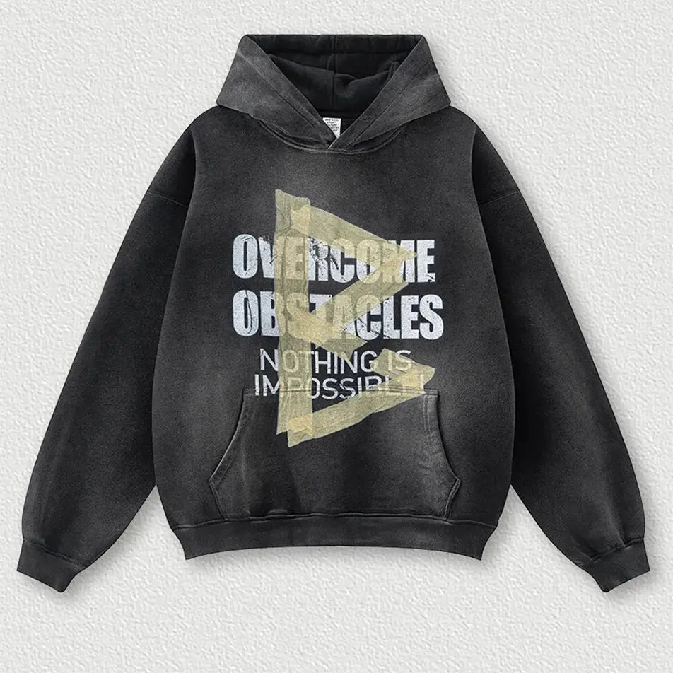 Bulls Heat nba Washed Vintage Print Hoodie