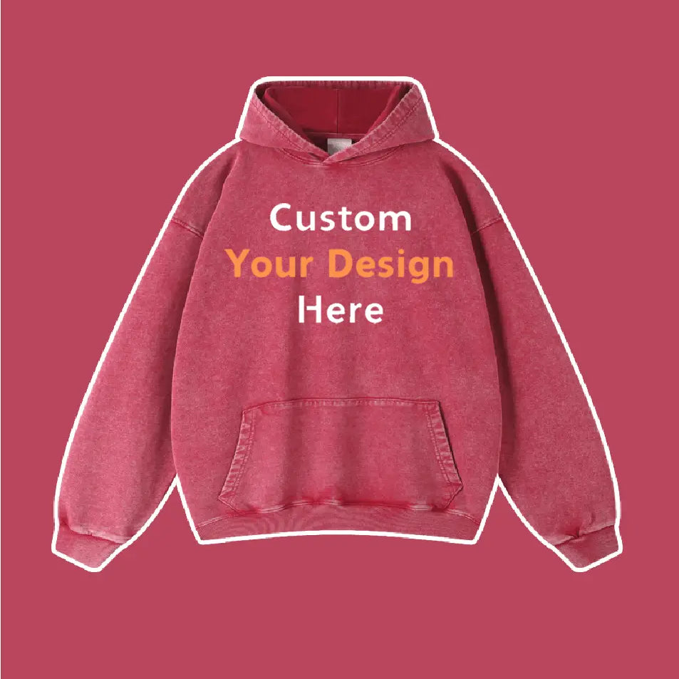 Custom Your Design Here Printed Hoodie