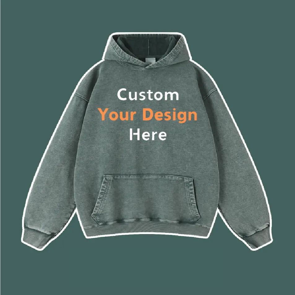 Custom Your Design Here Embroidery Hoodie