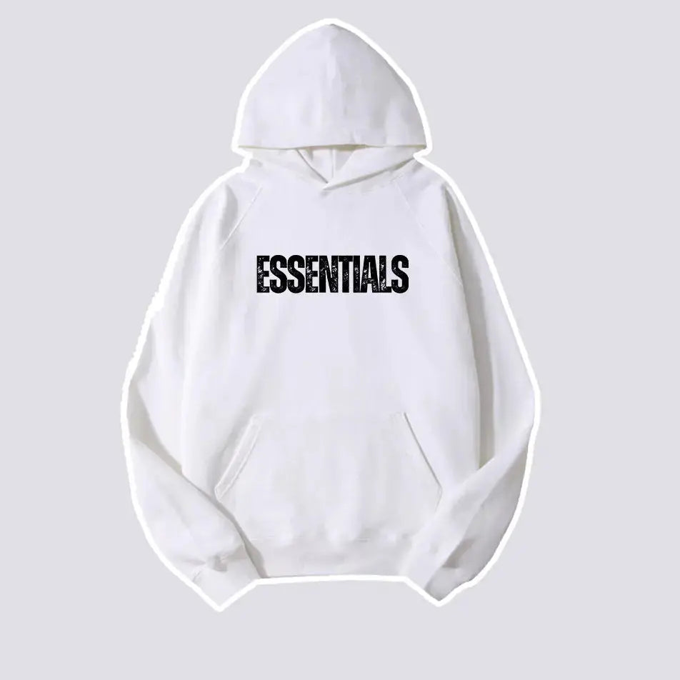 Basic Letter Printed Essentials Hoodie 460g Essentials Sweatshirt