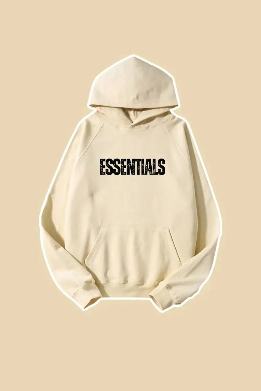Basic Letter Printed Essentials Hoodie 460g Essentials Sweatshirt