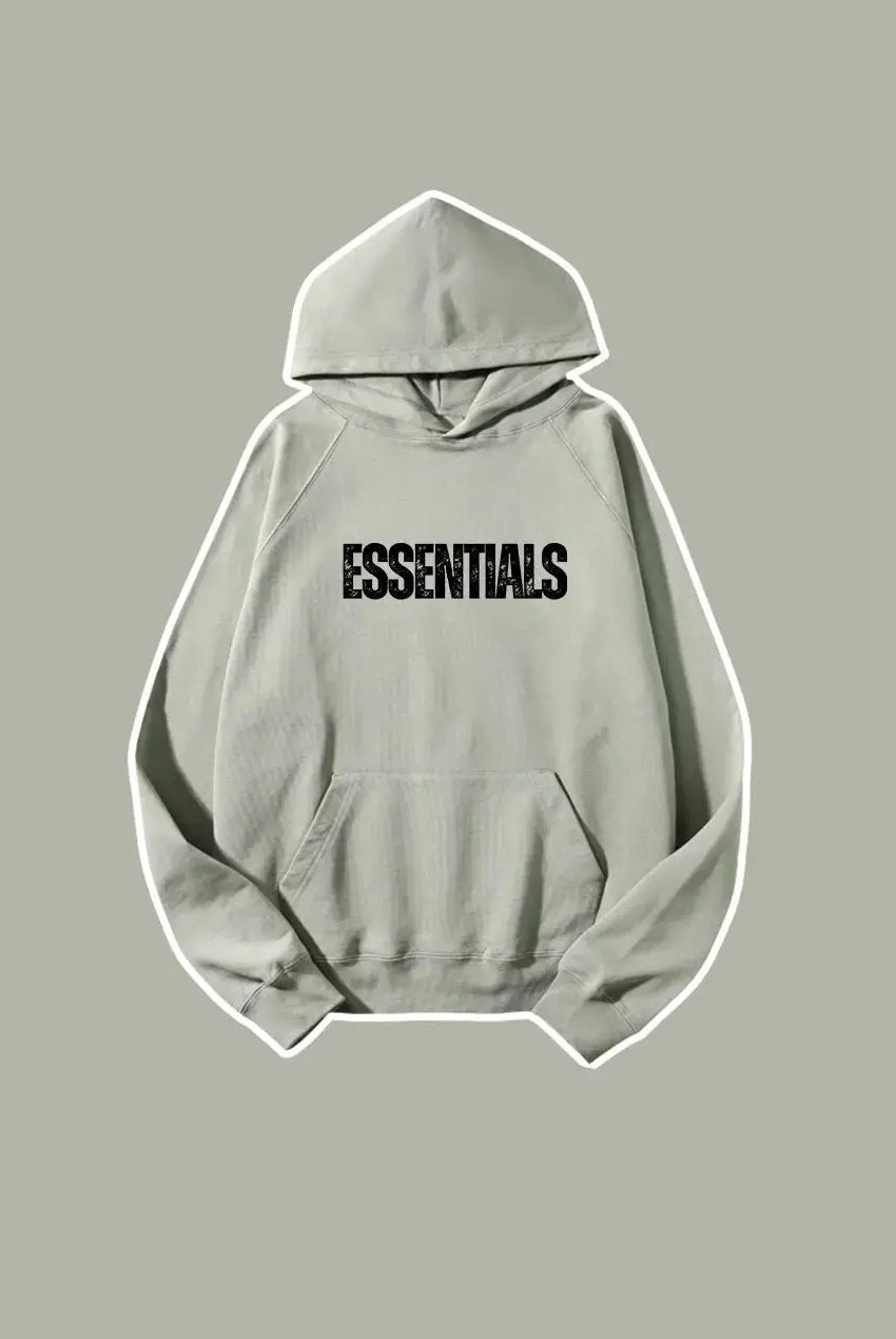 Basic Letter Printed Essentials Hoodie 460g Essentials Sweatshirt