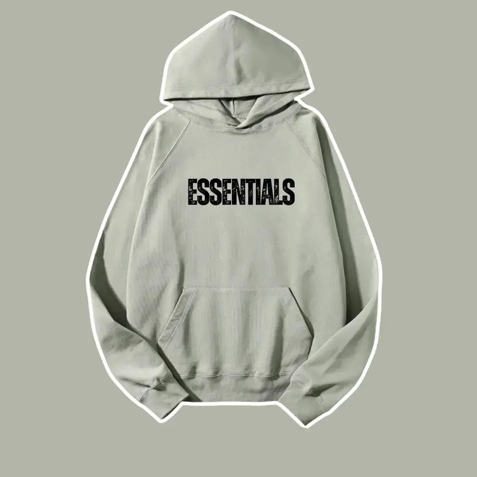 Basic Letter Printed Essentials Hoodie 460g Essentials Sweatshirt