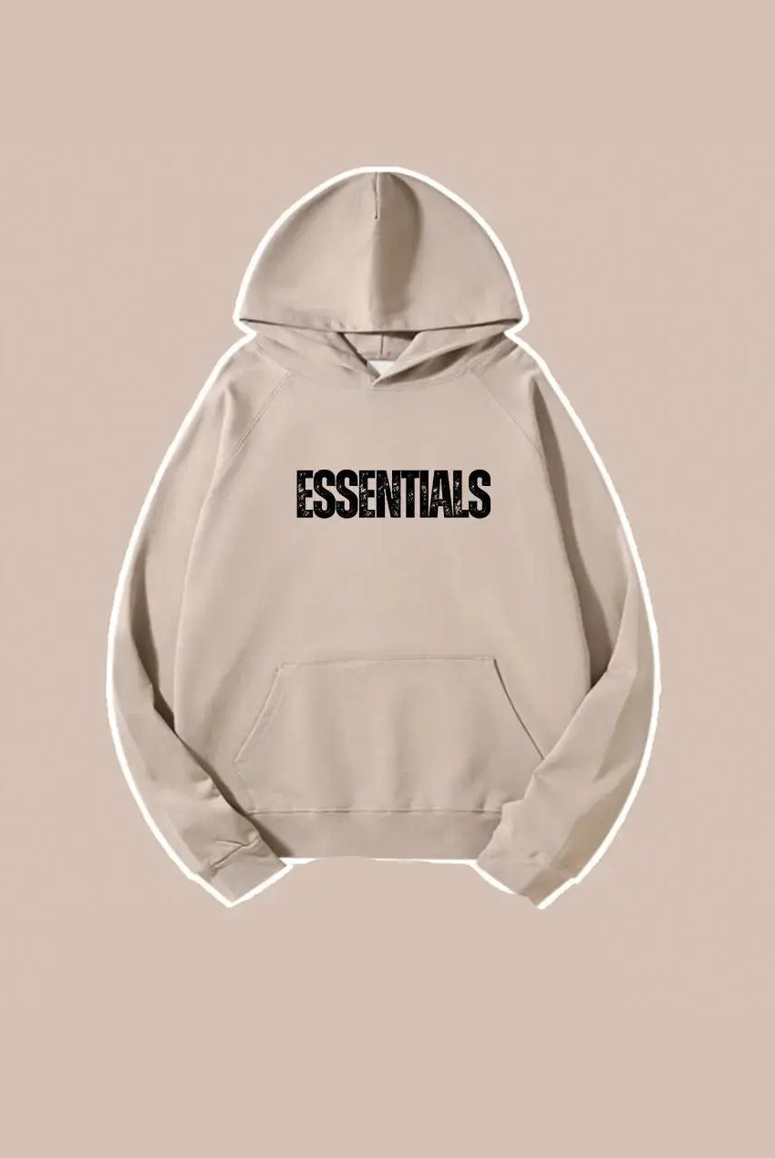 Basic Letter Printed Essentials Hoodie 460g Essentials Sweatshirt
