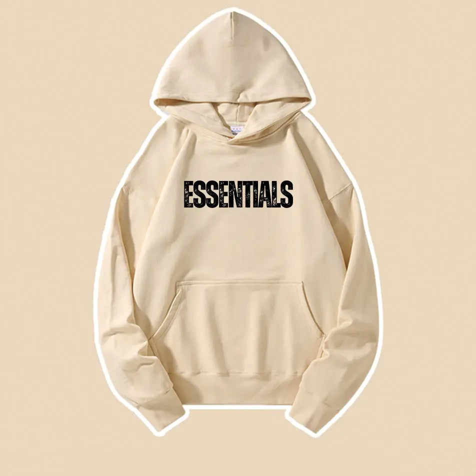 Basic Letter Printed Essentials Hoodie 420g Essentials Sweatshirt