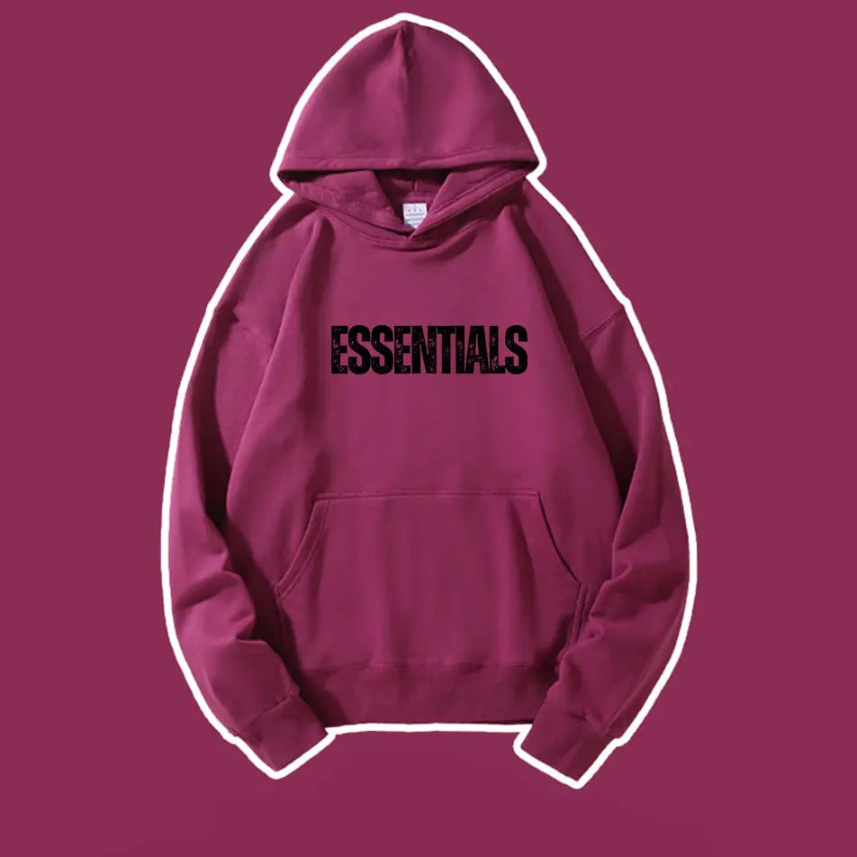 Basic Letter Printed Essentials Hoodie 420g Essentials Sweatshirt