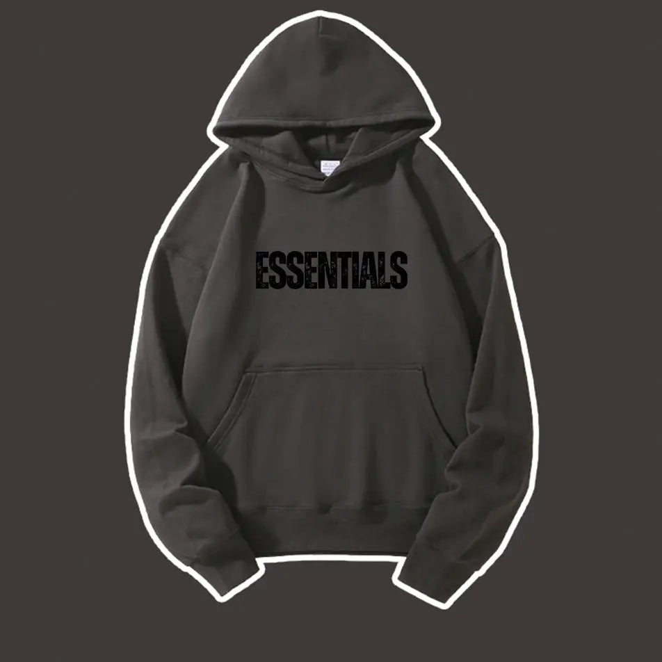 Basic Letter Printed Essentials Hoodie 420g Essentials Sweatshirt