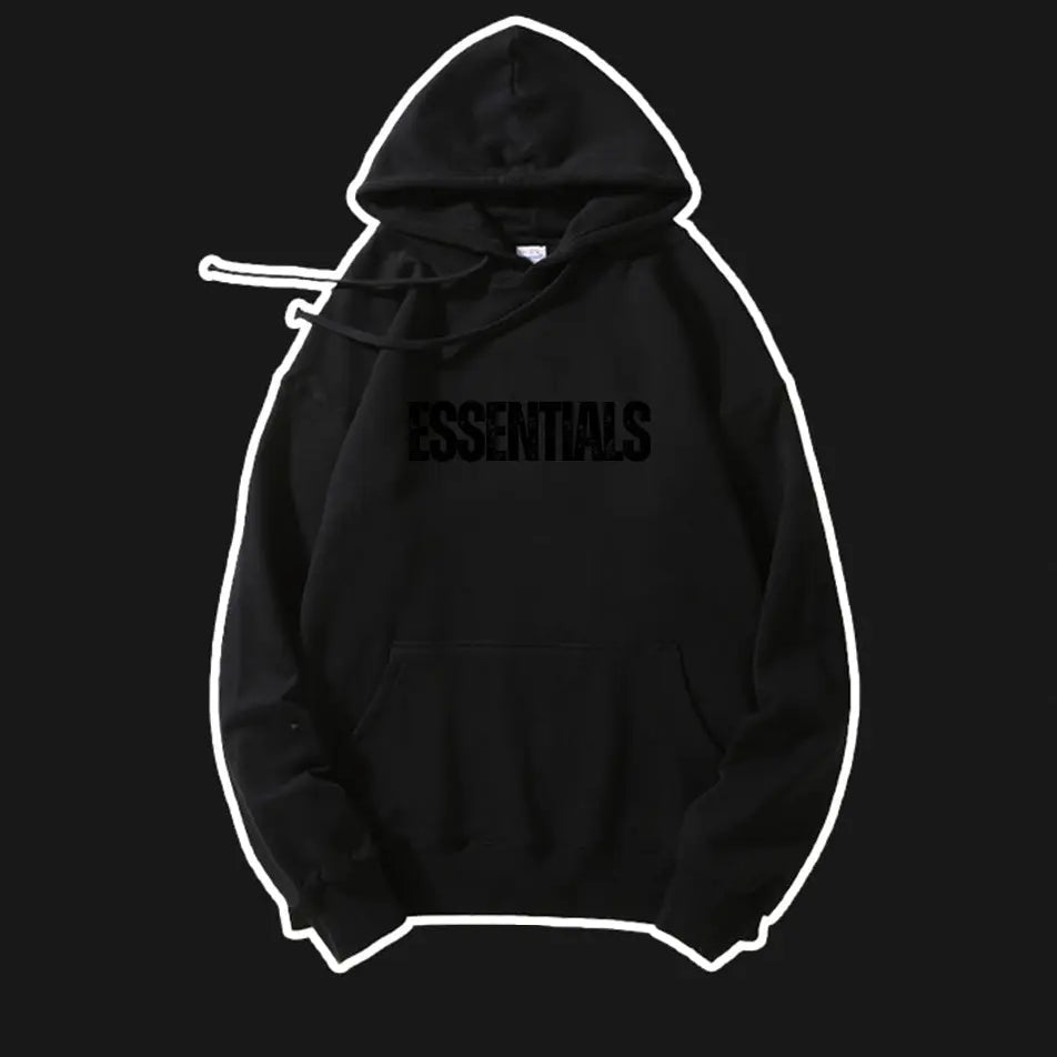 Basic Letter Printed Essentials Hoodie 420g Essentials Sweatshirt