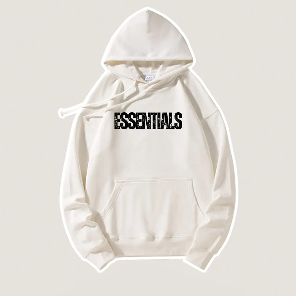 Basic Letter Printed Essentials Hoodie 420g Essentials Sweatshirt