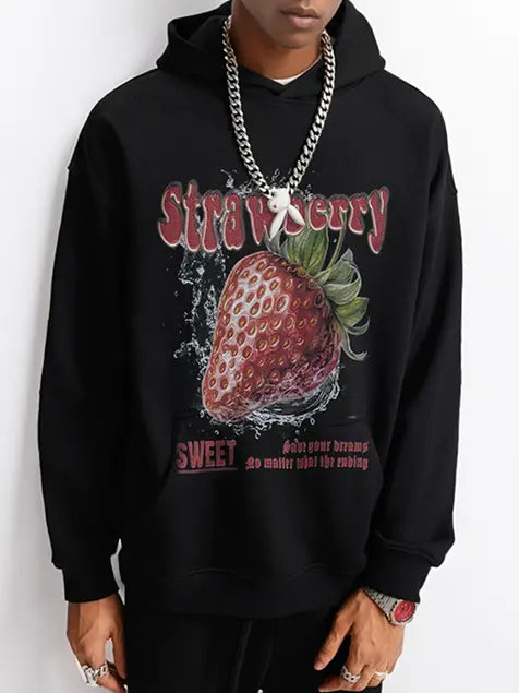 360g Strawberry Wash Old Cotton Hoodie Emma Bridess
