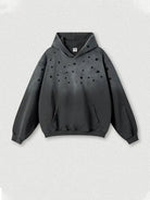410g Wash Old Dotted Cotton Hoodie Emma Bridess