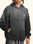 410g Wash Old Dotted Cotton Hoodie Emma Bridess
