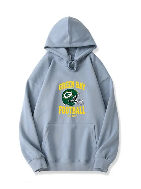 320g NFL Green Bay Packers Printed Cotton Hoodie Emma Bridess