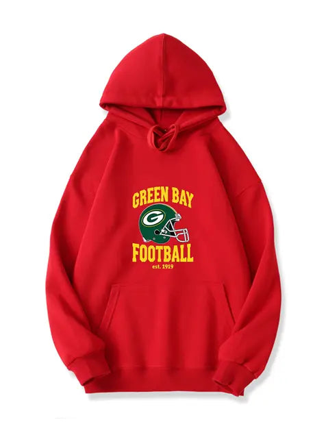 320g NFL Green Bay Packers Printed Cotton Hoodie Emma Bridess