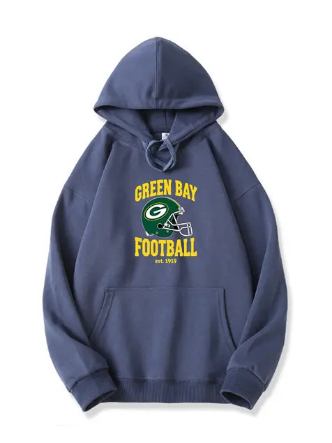 320g NFL Green Bay Packers Printed Cotton Hoodie Emma Bridess