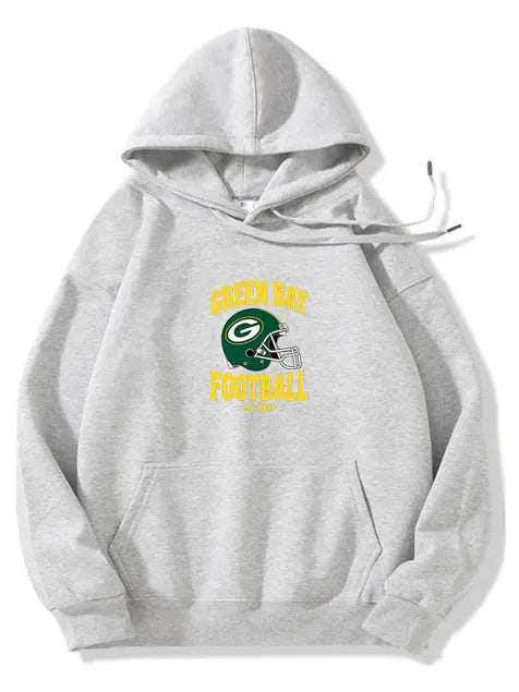 320g NFL Green Bay Packers Printed Cotton Hoodie Emma Bridess