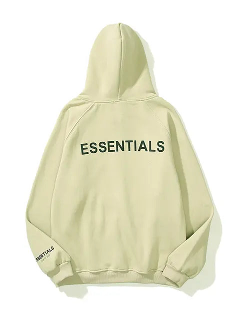 Essential Zipper Coton Fleecing Hoodie