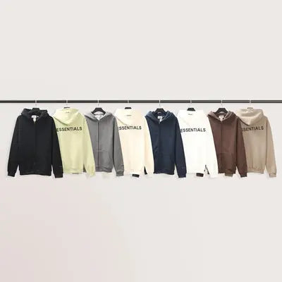 Essential Zipper Coton Fleecing Hoodie