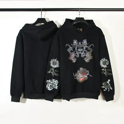 Kanye Bound Heart Cotton Hoodie Emma Bridess