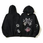 Kanye Bound Heart Cotton Hoodie Emma Bridess