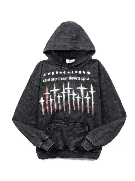 Saint Michael Wash Old America Hoodie Emma Bridess