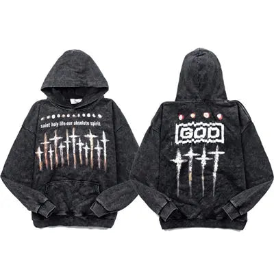 Saint Michael Wash Old America Hoodie Emma Bridess