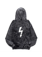 Manson Flash Print Wash Old Hoodie Emma Bridess