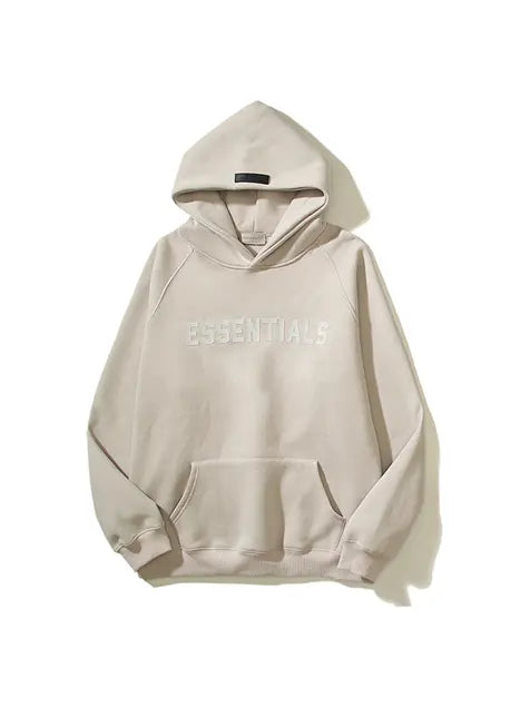 Essential Pure Color Cotton Hoodie Emma Bridess