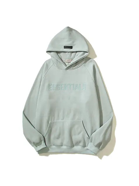 Essential Pure Color Cotton Hoodie Emma Bridess