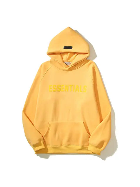 Essential Pure Color Cotton Hoodie Emma Bridess