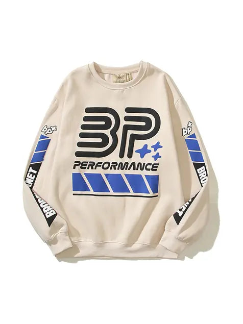 BP Racing Letter Printed Hoodie Emma Bridess
